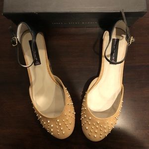 Flats with Ankle Strap, New with Box,  Size 10